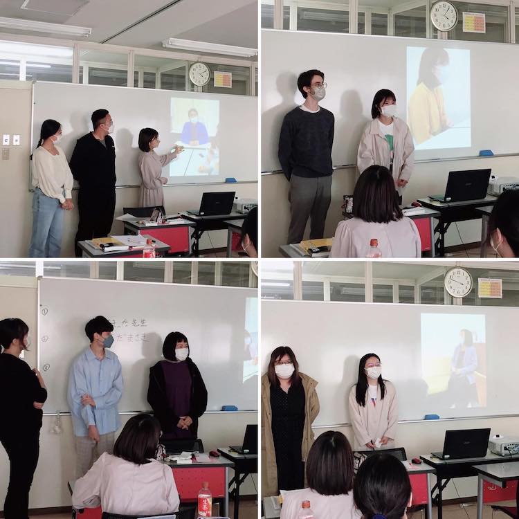 ECC日本語學院 名古屋校「採訪老師」成果發表會
