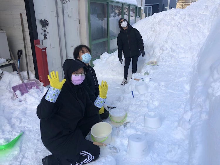 北海道ASK GATE日本語學校 札幌本校-線上交流會＆動手做雪燈
